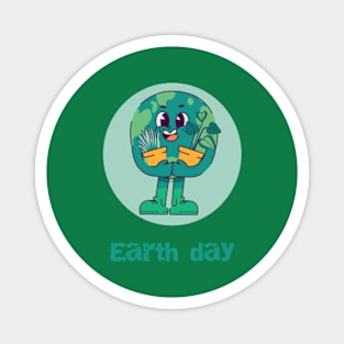 April 22 Earth Day. Magnet